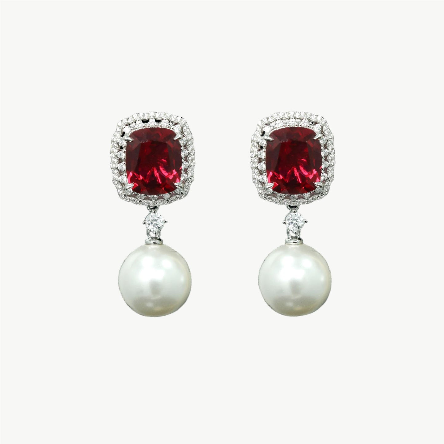 YUREINE Éclat Red created Ruby Pearl Drops
