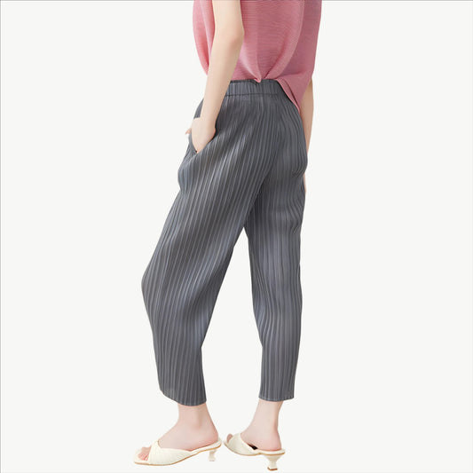 YUREINE Versa Trousers Effortless Pleats with Modern Comfort