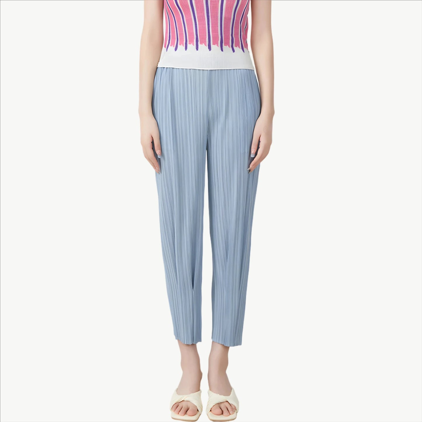YUREINE Versa Trousers Effortless Pleats with Modern Comfort