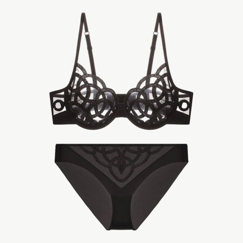 YUREINE Interwoven Charm Brief Lingerie Set