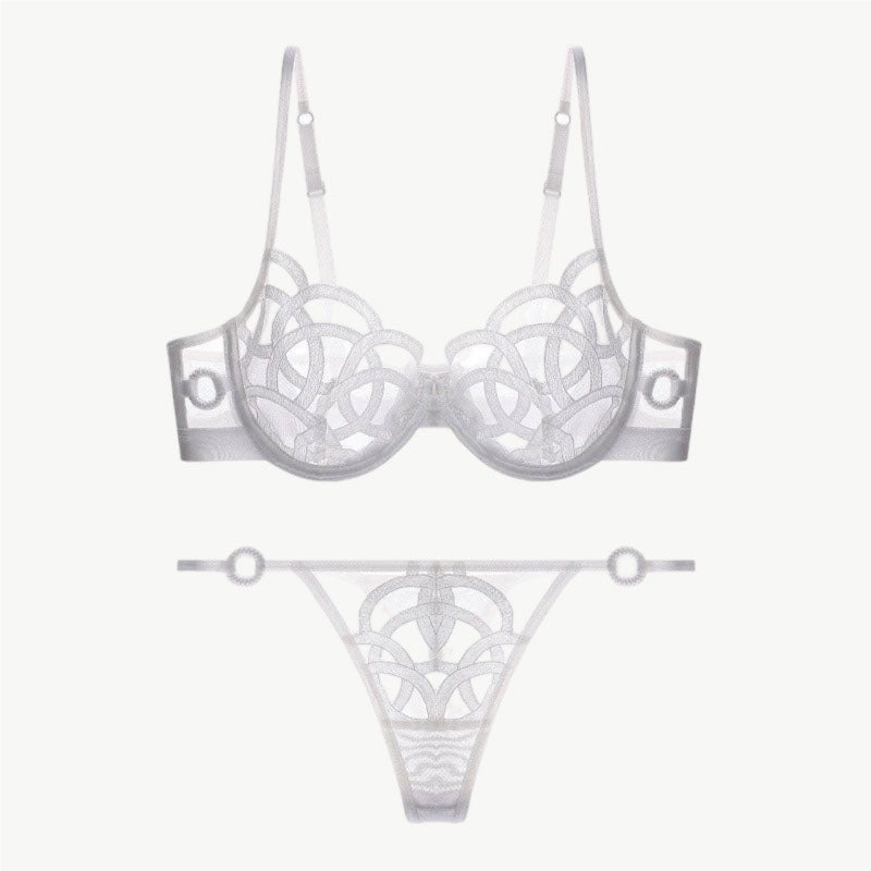 YUREINE Verflochtener Charme-String-Lingerie-Set"