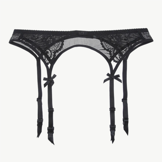 YUREINE Lace Elegance Suspender Belt