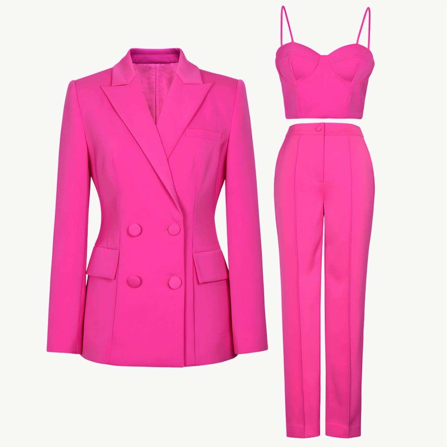 YUREINE Formal Three-Piece Power Set
