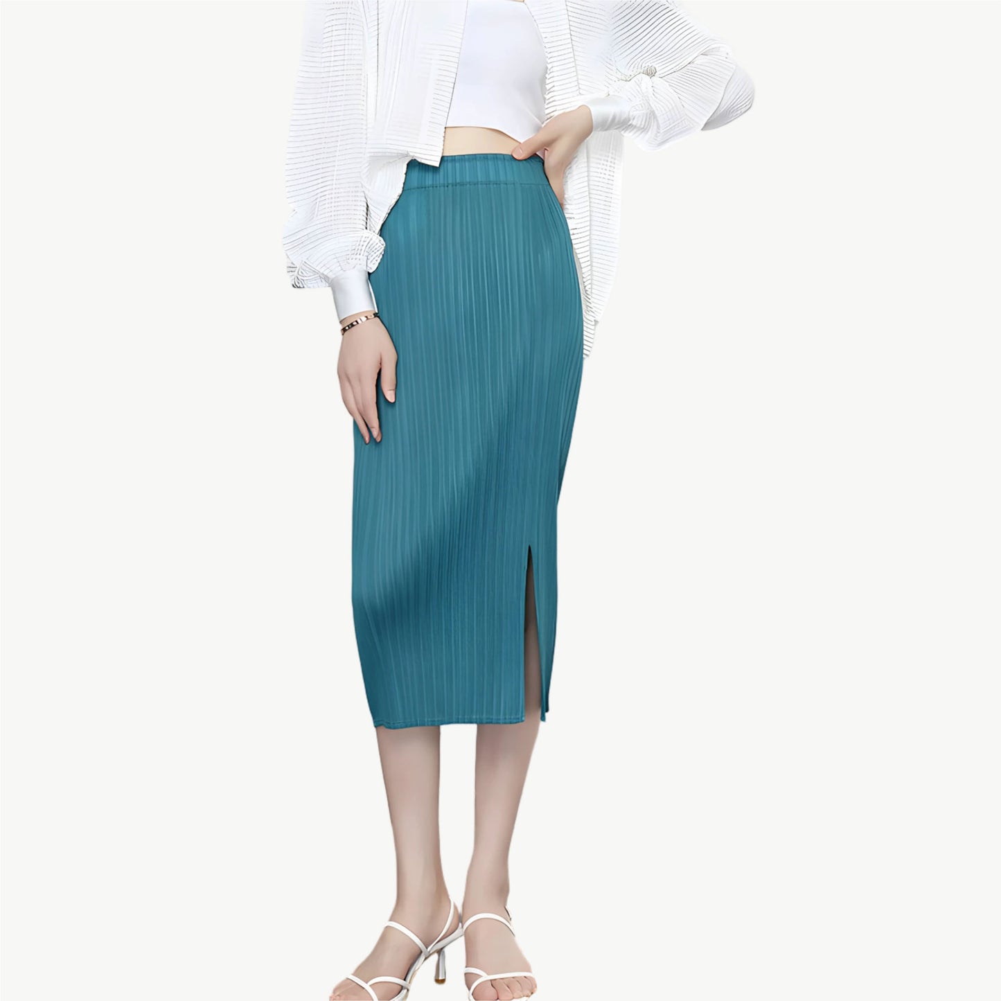 YUREINE Versa Skirt Timeless Pleats with Modern Sophistication