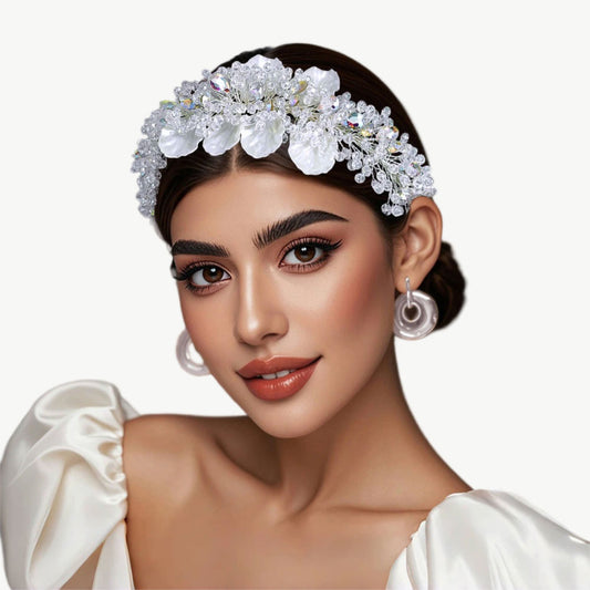 Crystal Bloom Embellished Headband