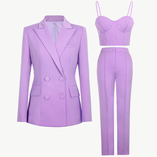YUREINE Formal Three-Piece Power Set