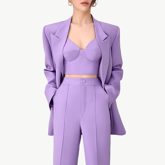 YUREINE Formal Three-Piece Power Set